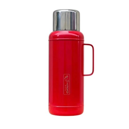 Phích giữ nhiệt 2 lớp inox Kaiyo màu đỏ cherry, dung tích 2,2L KSV-3390
