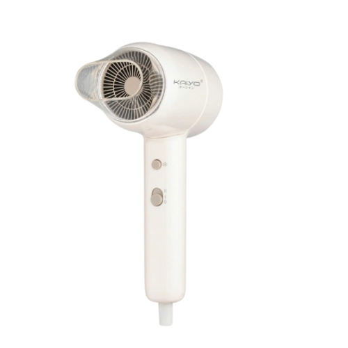 Máy sấy tóc ion âm hai chiều nóng lạnh Kaiyo, model KHD- 418, màu trắng kem KHD-4199