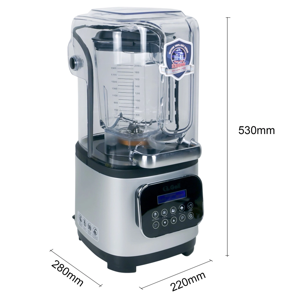 Máy Xay S.Tố CN / CHỐNG ỒN Gali GL-1530S